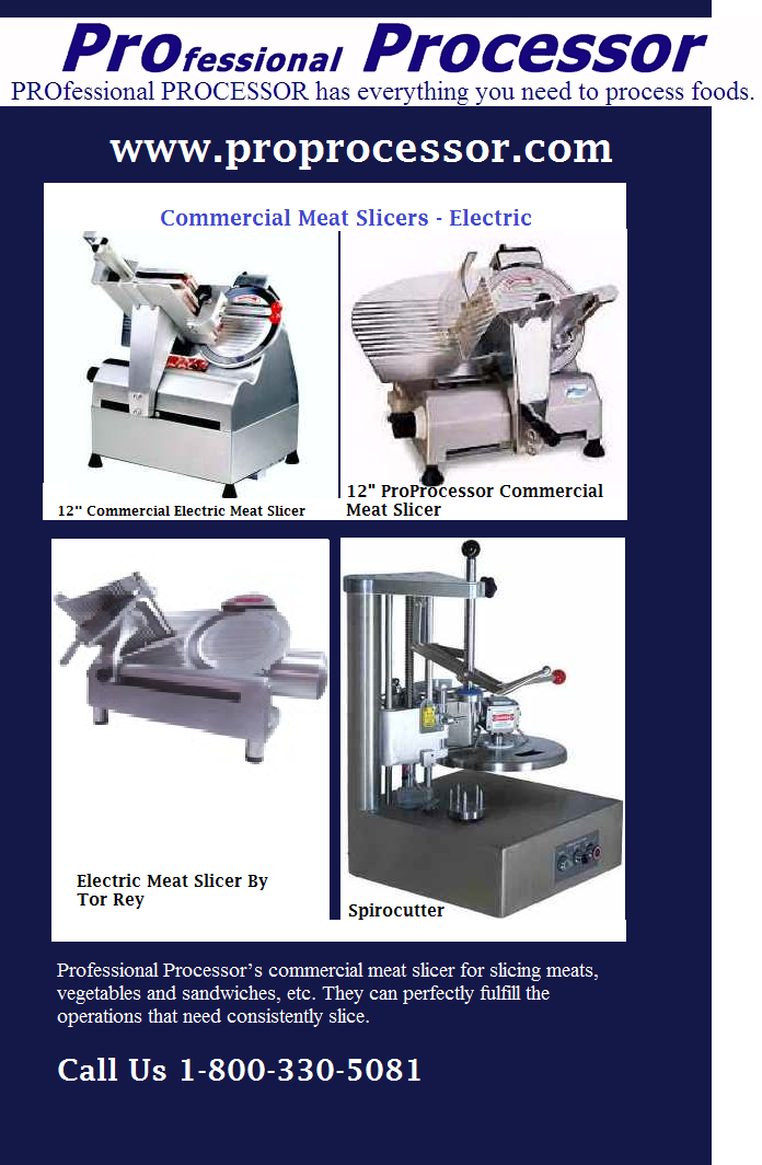 Commercial Meat Slicers - Electric